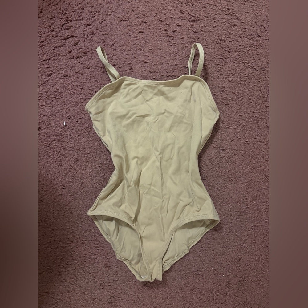 Capezio nude leotard size adult x-small/small